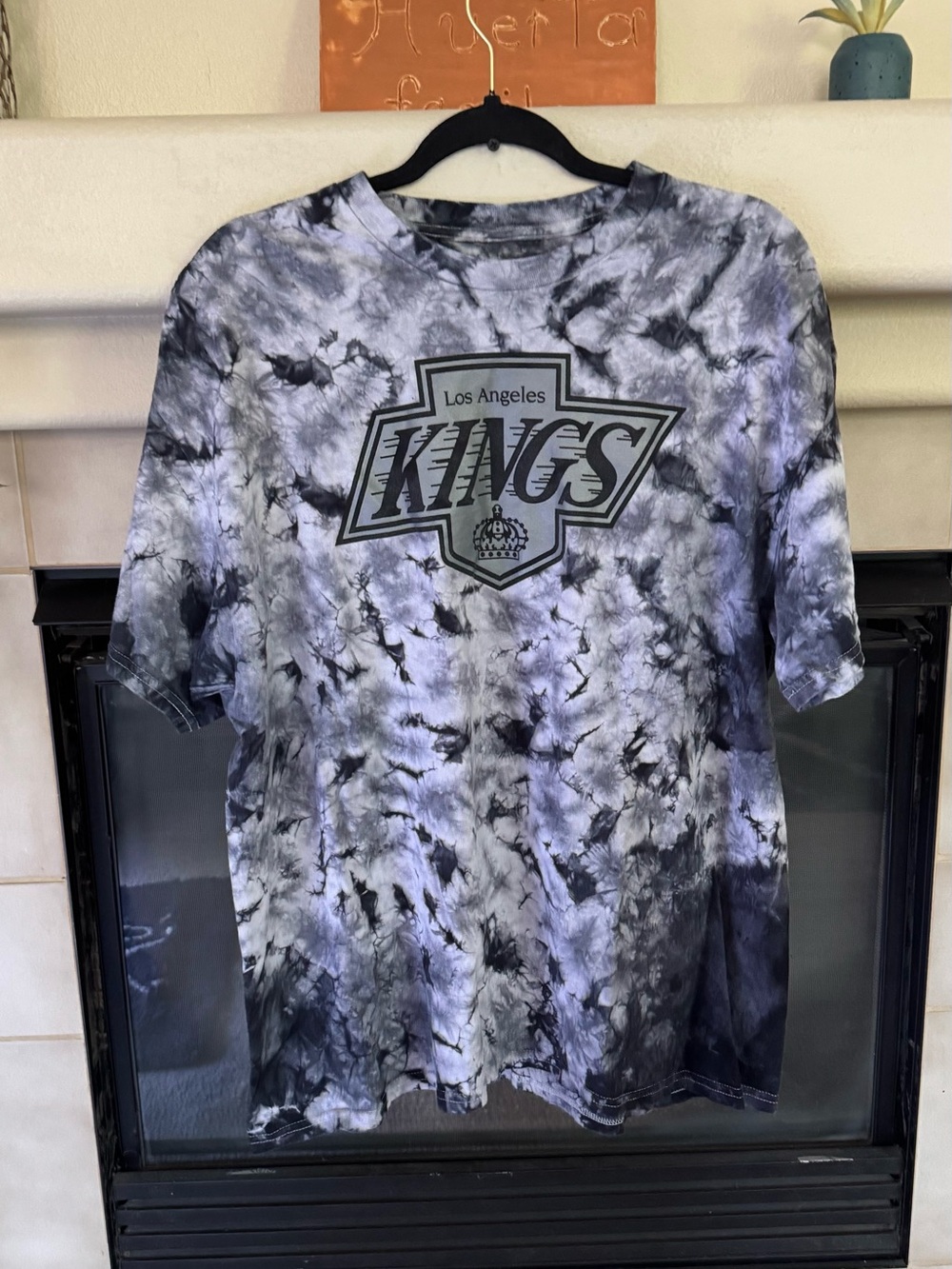 Tie-Dye Short Sleeve Tee - Black & Gray